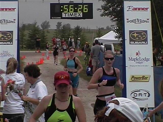 Through the finish line