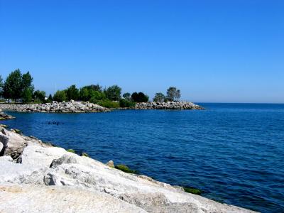 Looking towards the marina