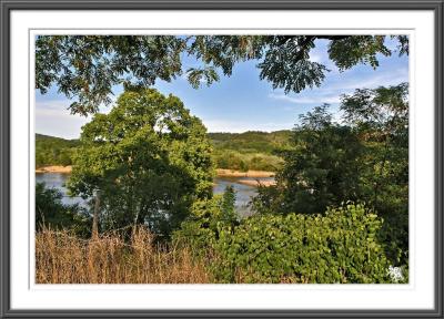 The Wisconsin River at Sauk-Prarie