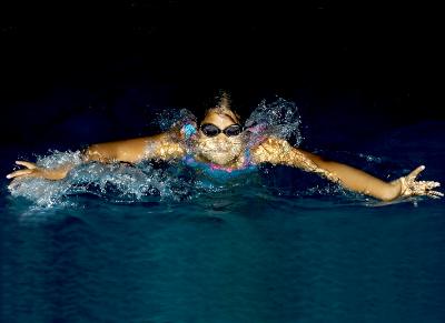 Night time swimming