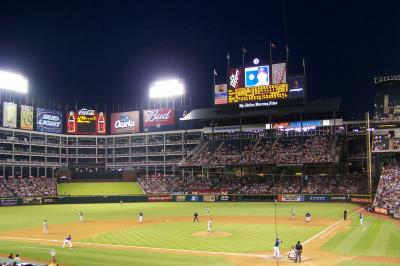 Friday Night at the Rangers Game