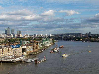 Eastward from Tower Bridge