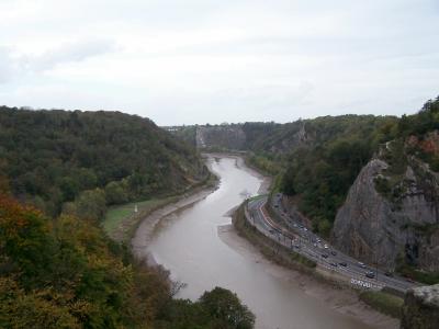 On Top of the Suspension Bridge