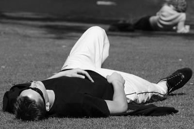 Catching a few rays