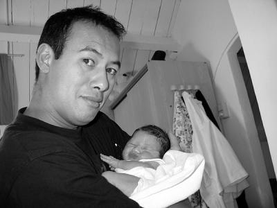 1 day old with papa