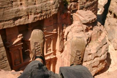 Feet over Petra