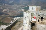 View from tower, Crak de Chevaliers