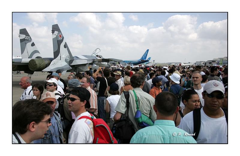 Le Bourget 2005 - La foule