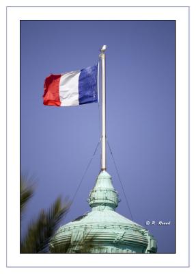 French flag on the Negresco