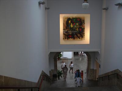 Exhibition at Soller Railway Station (Joan Miro)