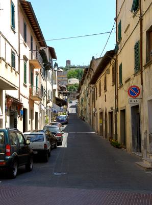 A main street in Montelupo