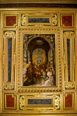 Wall panel in the Uffizi Gallery