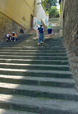 Long stairway, Florence