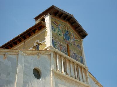 Mural on church