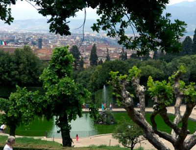 View of Florence from Boboli Gardens.