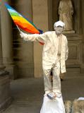 A living statue 