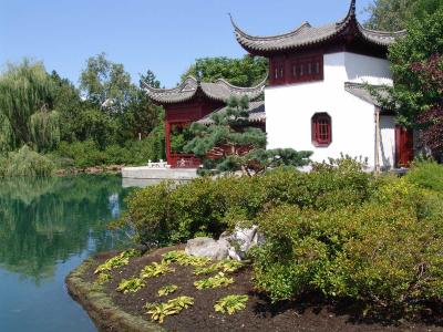 Chinese garden in botanical garden