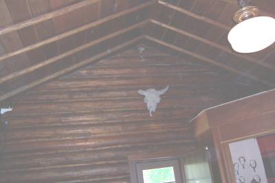 Charlie's Symbol, in his cabin