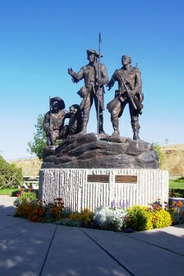 York, Seaman, Lewis and Clark in Great Falls