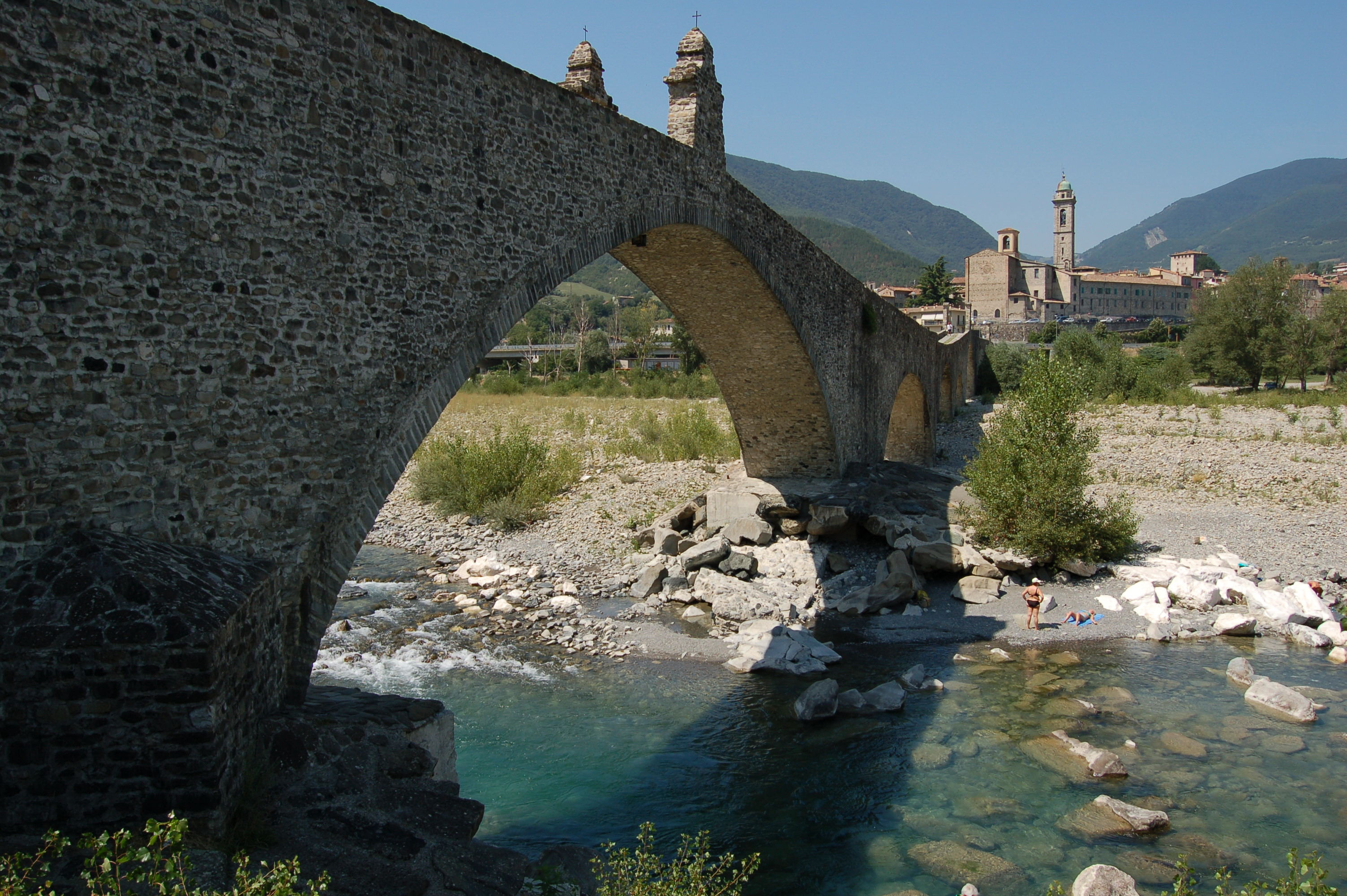Gobbo Bridge, Bobbio, Italy