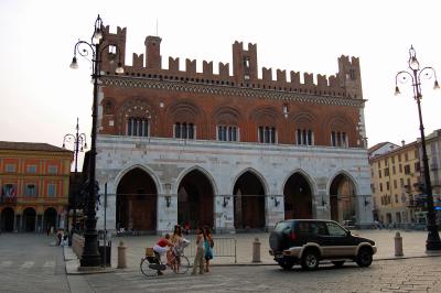 While walking in Piacenza