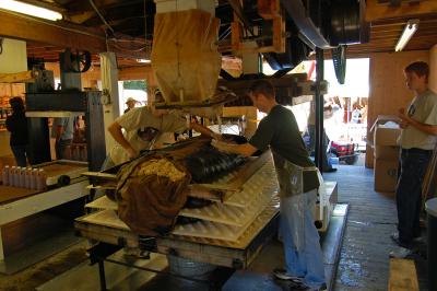 Working the Apple Press