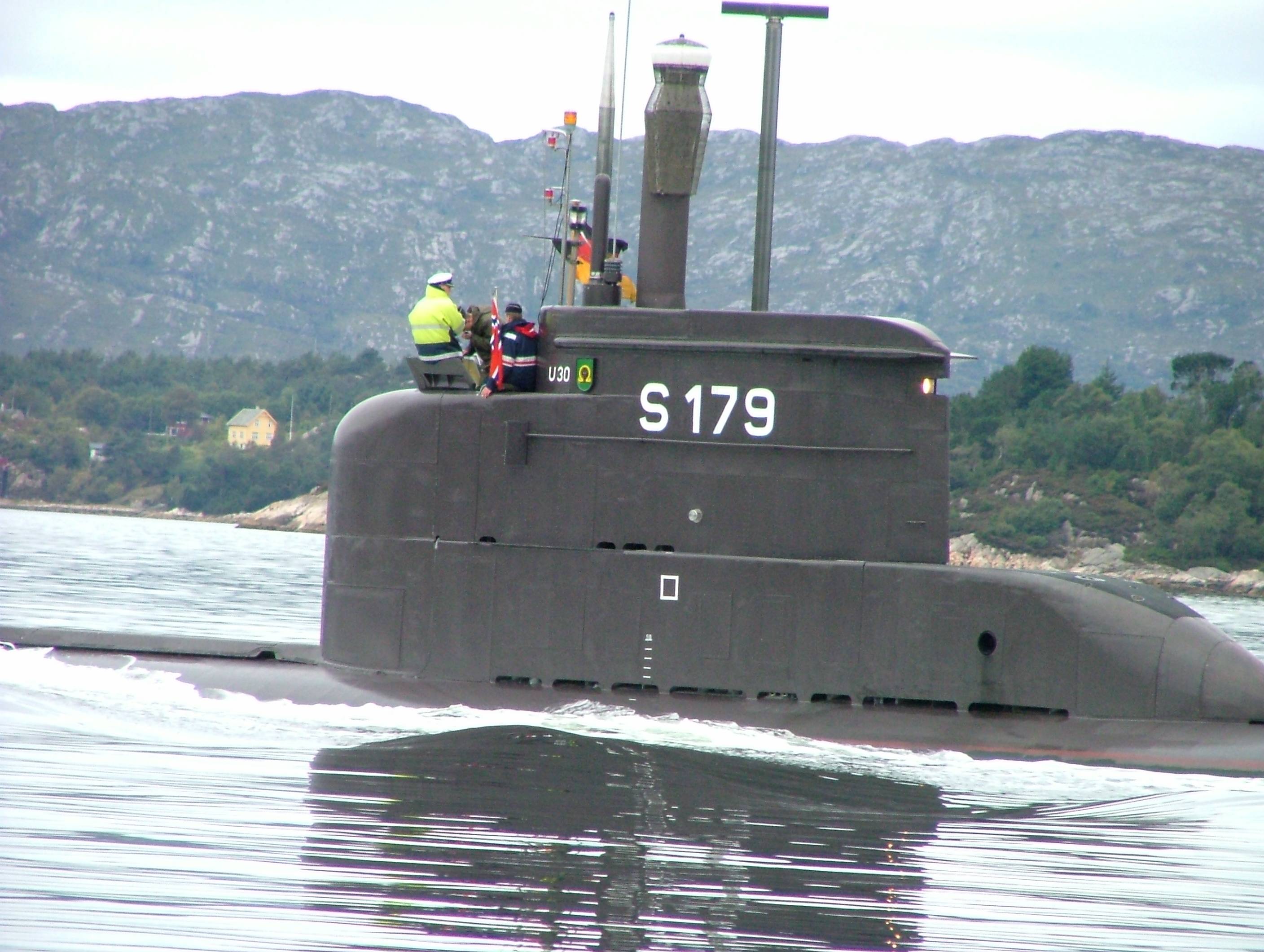 U30 a German Sub in Norwegian Fjords-Bergen-Norwegen