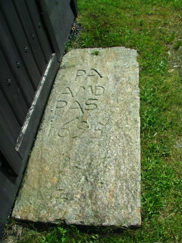 The Old Alterstone - Moved away from the Stone-marked with the Establishment of the Church