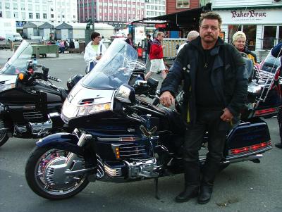 Honda GoldWing -and its owner