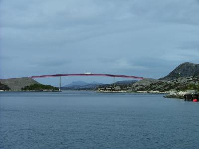 Pink Bridge and Bus