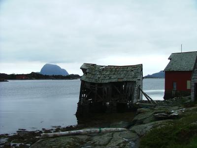 An Aging Boathouse and a  house to change clothes in before going to church services made by my GrandGrandfather