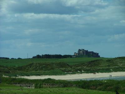 View from St. Aidan Hotel-Bamburgh Castle