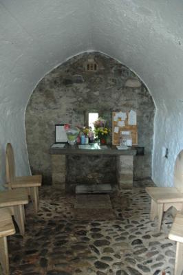 Inside the Smallest Church in Wales St Trilla's Chapel