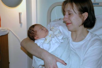 New Born Baby Amber  with Mum