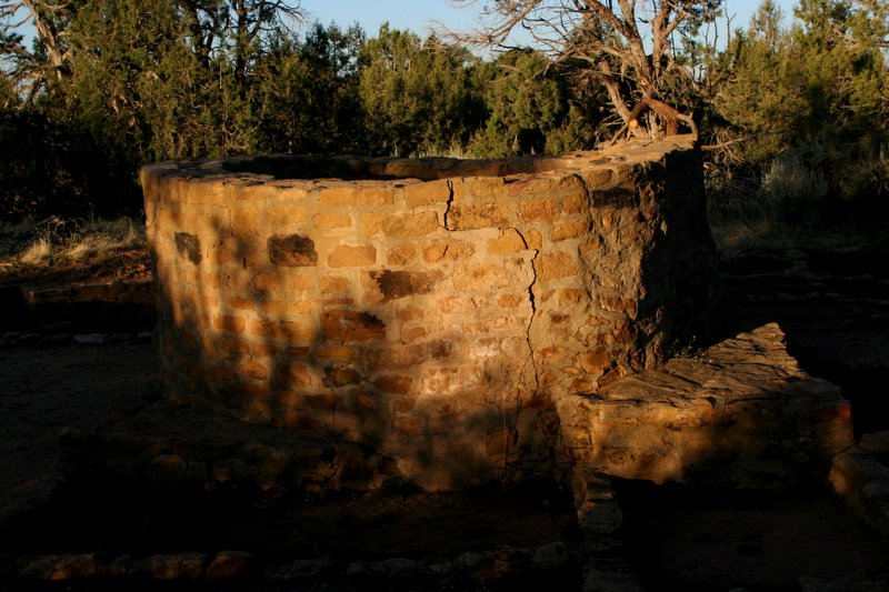 ruined tower-Pueblo