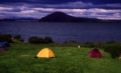 Lake Myvatn camping