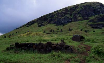 Moai quarry