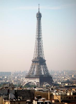 Eiffel Tower from Arc de Triomphe