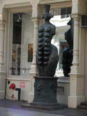 Unusual sculpture in SoHo