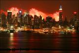 Macys fireworks on the East River