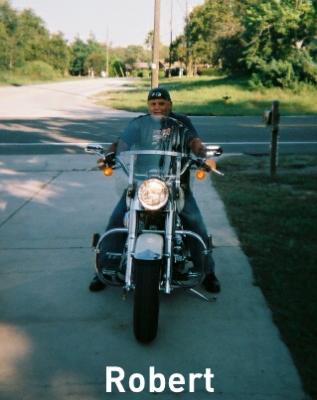 Robert on his Harley-Fatboy