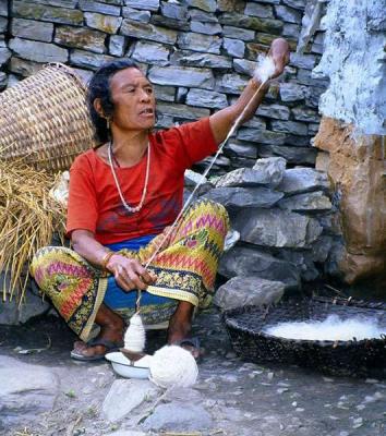 Norm Wooldridge: Wool Spinner, Nepal