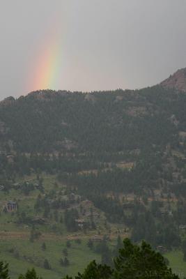 Rainbow over Rams Horn Mountain