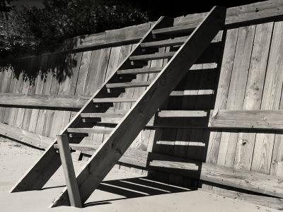 Escalier dans le sable