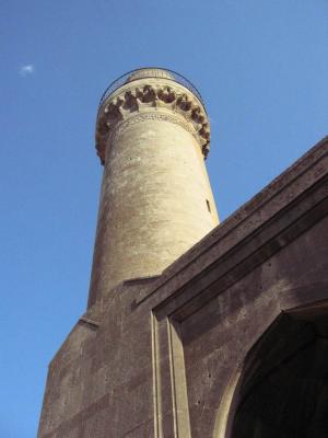 Towering at Shirvan Shah's Palace, Baku.