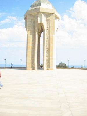 Monumental structure.  Baku.