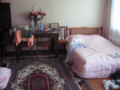 My SO comfortable bed in Quba.  I slept remarkably well here every night.
