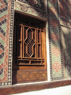Details of the Khans Palace in Sheki.