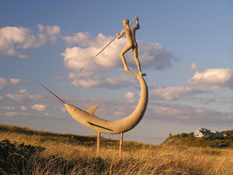 Menemsha statue.JPG