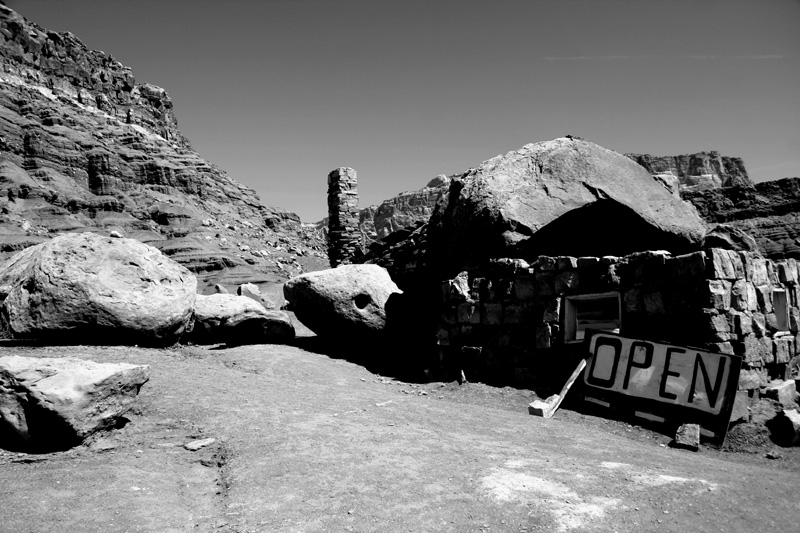 Navajo Rock House Shop black and white.jpg
